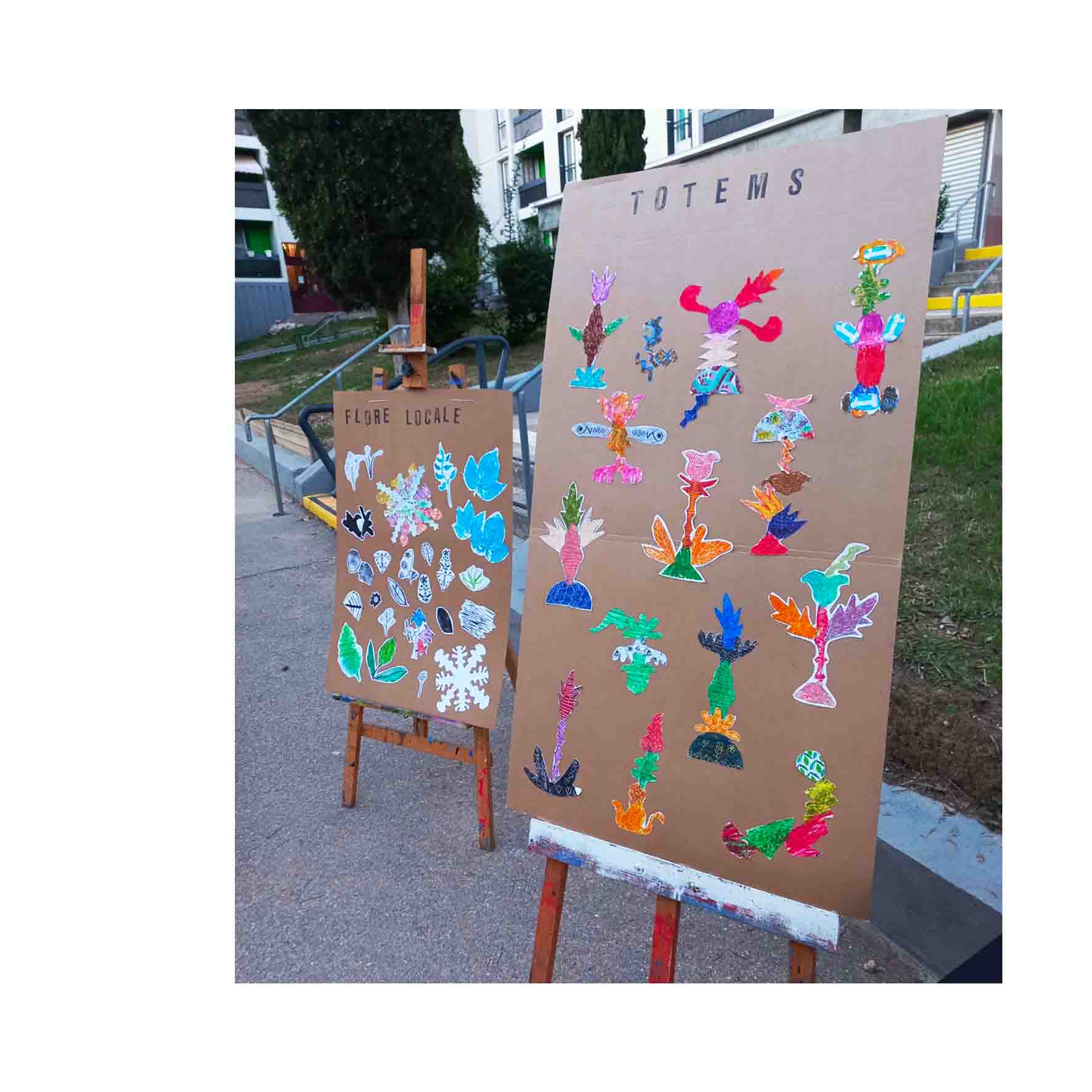 Atelier enfant illustration multi-technique - artiste intervenante