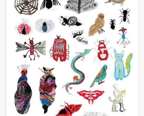 Atelier enfant illustration multi-technique