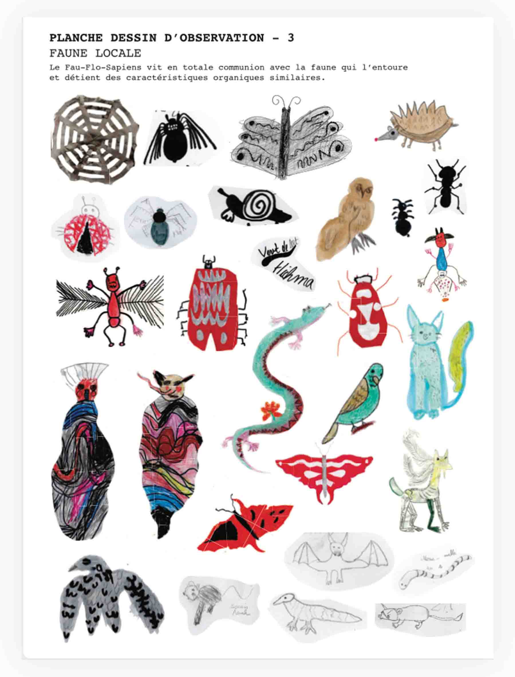 Atelier enfant illustration multi-technique