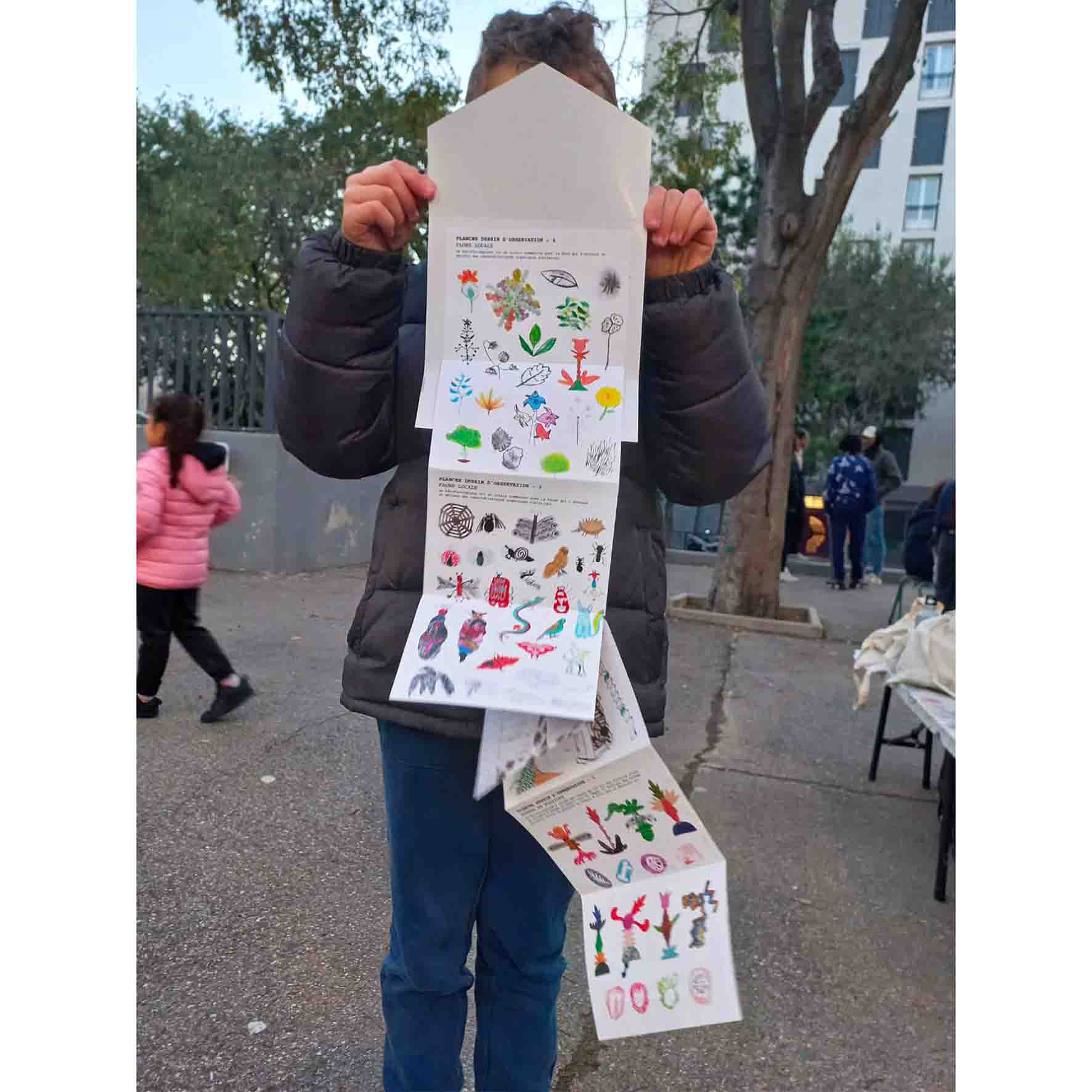 Atelier enfant illustration multi-technique
