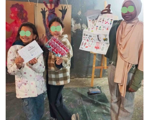 Atelier enfant illustration multi-technique - artiste intervenante