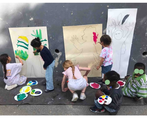 Atelier enfant illustration multi-technique